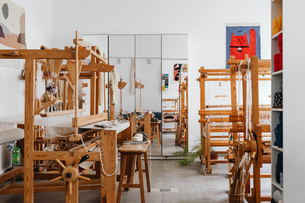 Wnętrze pracowni Tartaruga